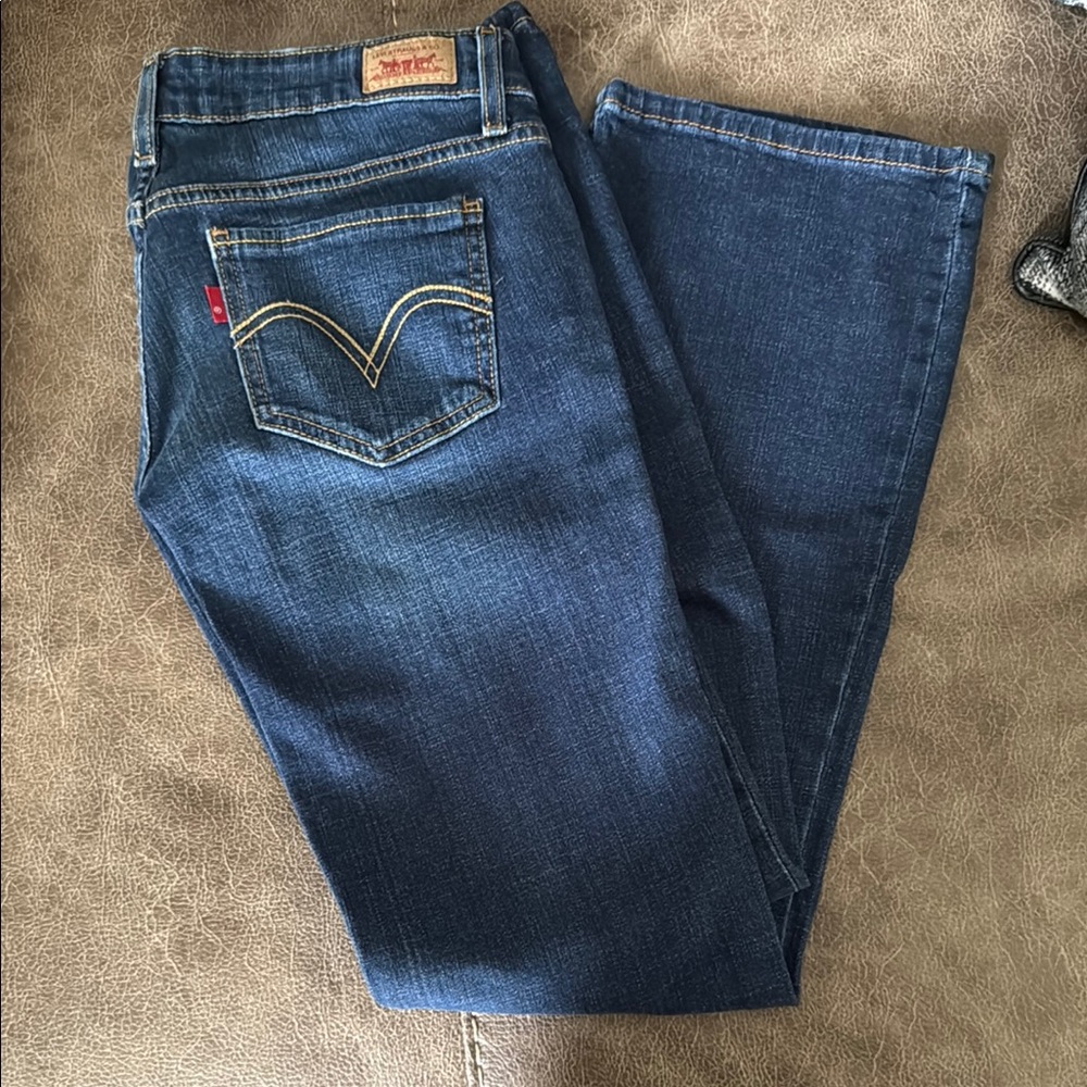 Levi's Blue Straight Leg Jeans Classic Style